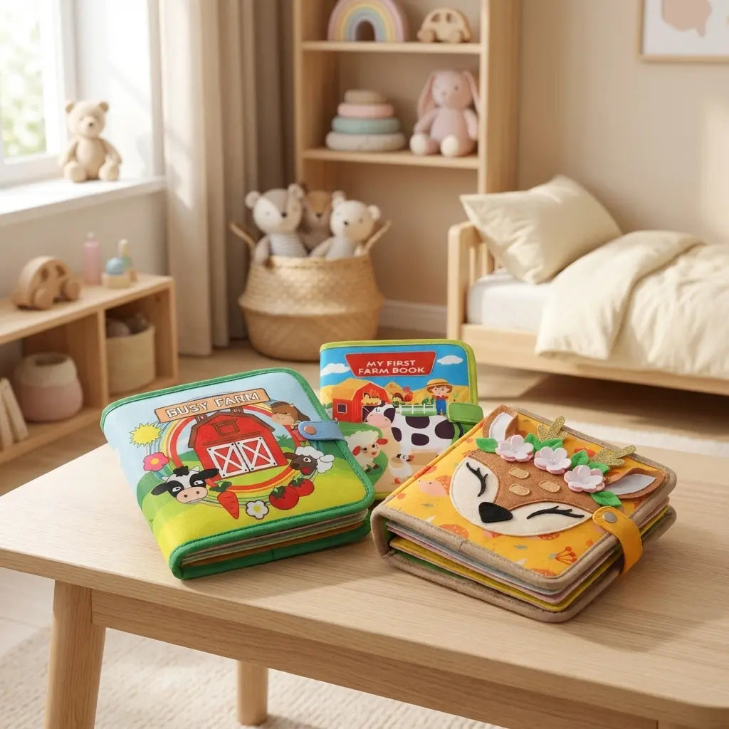 3-Piece Montessori Play & Story Learning Book Set My Store