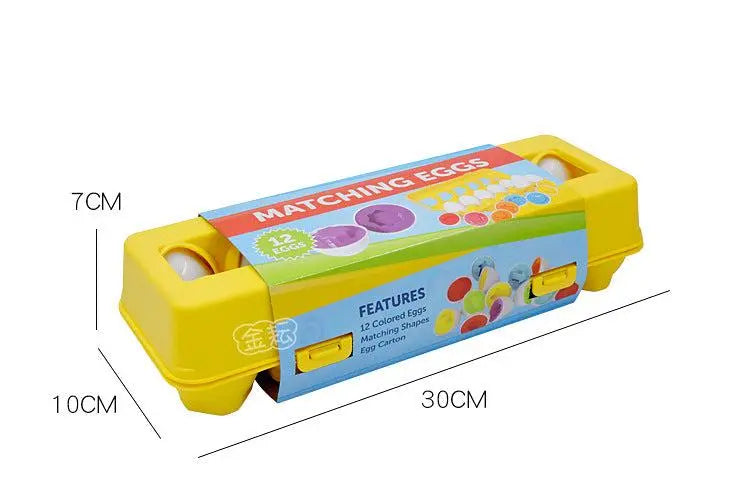 Montessori Shapes and Colours Eggs My Store