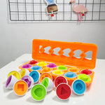 Montessori Shapes and Colours Eggs My Store