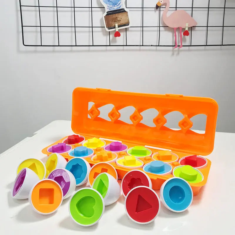 Montessori Shapes and Colours Eggs My Store