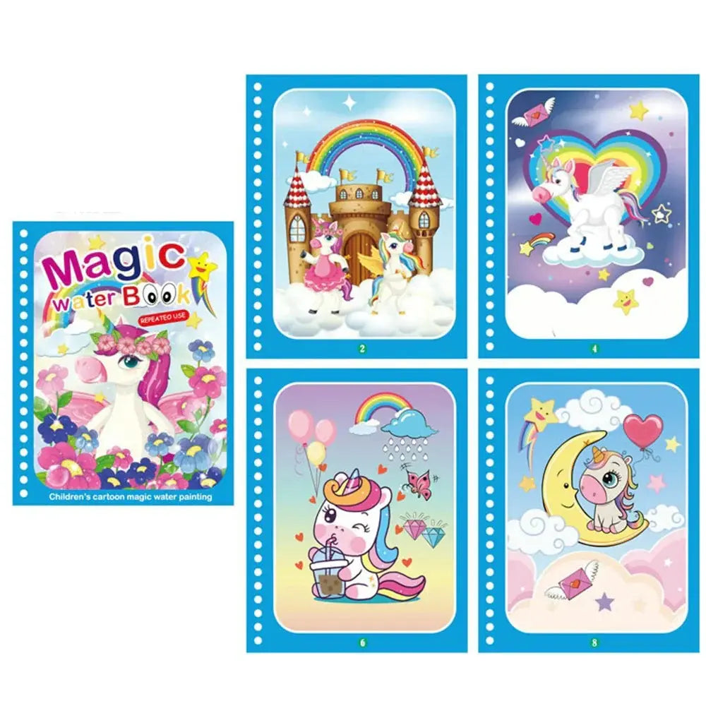 Magical Water Colouring Book – Discover Hidden Drawings My Store