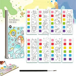 Creative Colouring Book with Watercolours – Colouring Fun with 6 Colours My Store