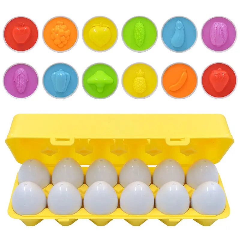 Montessori Shapes and Colours Eggs My Store