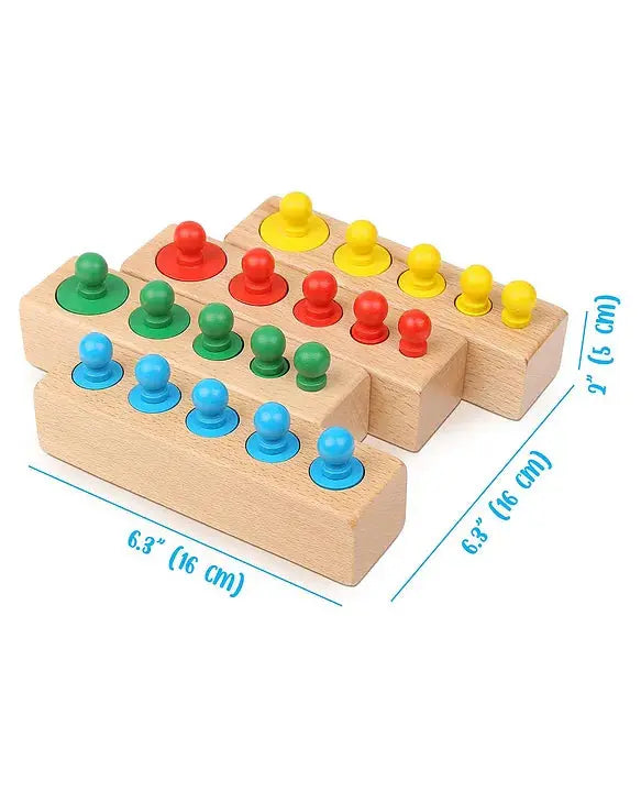 Montessori Colours and Numbers Learning Wooden Toy My Store