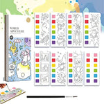 Creative Colouring Book with Watercolours – Colouring Fun with 6 Colours My Store