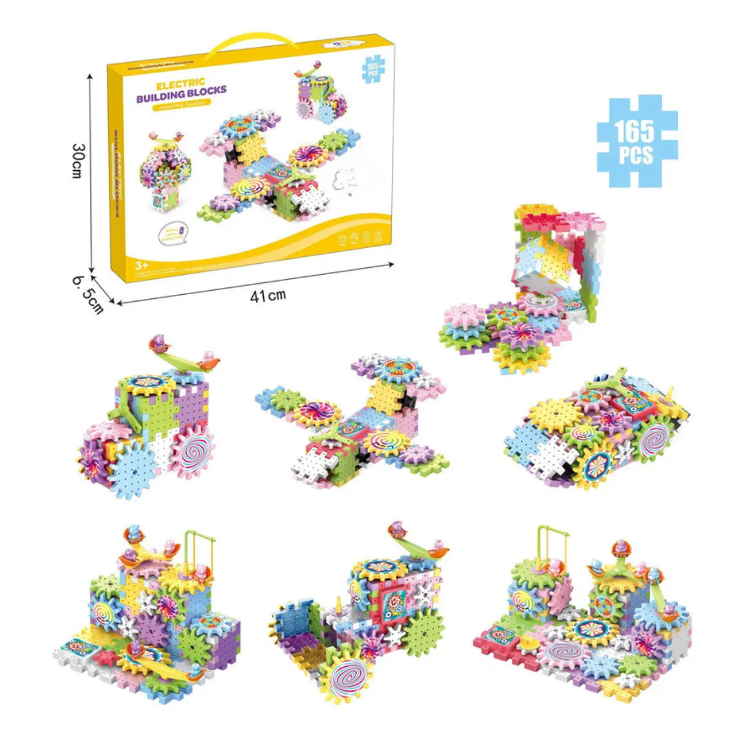 Rotating Montessori Building Block Toy My Store