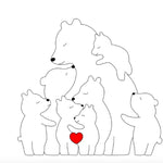 Personalised Bear Family My Store