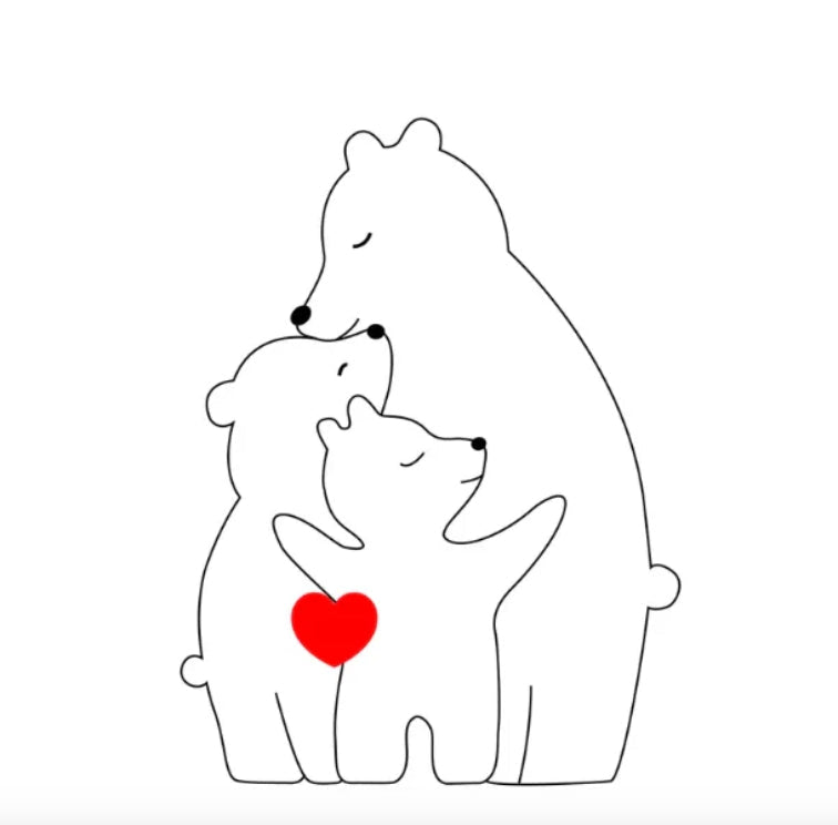 Personalised Bear Family My Store
