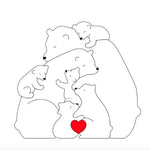 Personalised Bear Family My Store