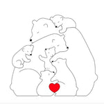 Personalised Bear Family My Store