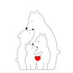 Personalised Bear Family My Store