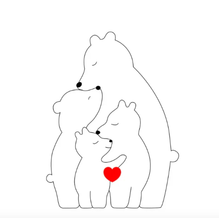 Personalised Bear Family My Store
