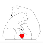 Personalised Bear Family My Store