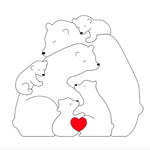 Personalised Bear Family My Store