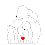 Personalised Bear Family My Store