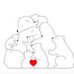 Personalised Bear Family My Store