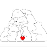 Personalised Bear Family My Store