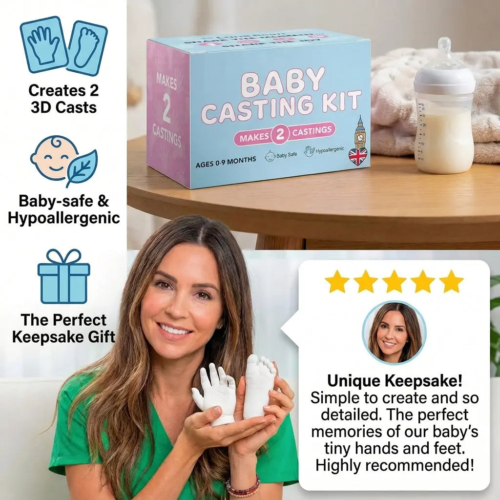 Baby Hand & Footprint Set – Keepsake Set for Newborns & Parents My Store