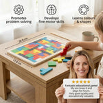 Educational Wooden Tangram Puzzle – Colourful Montessori Learning Game for Children My Store