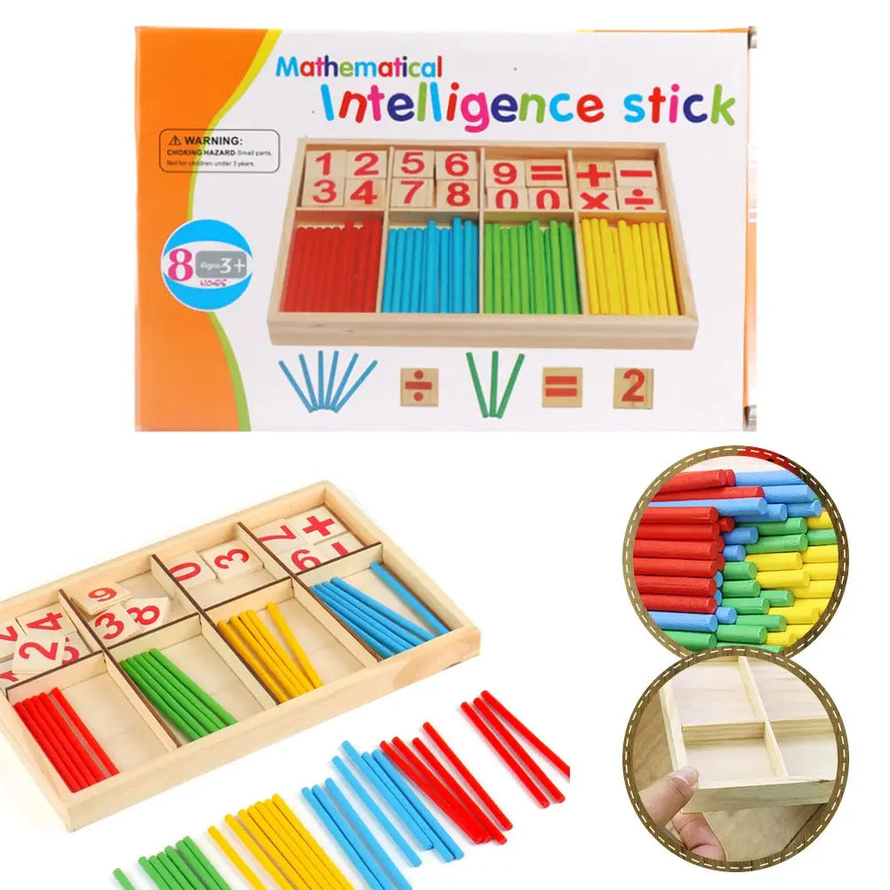 Montessori Math Sticks for Learning to Calculate My Store