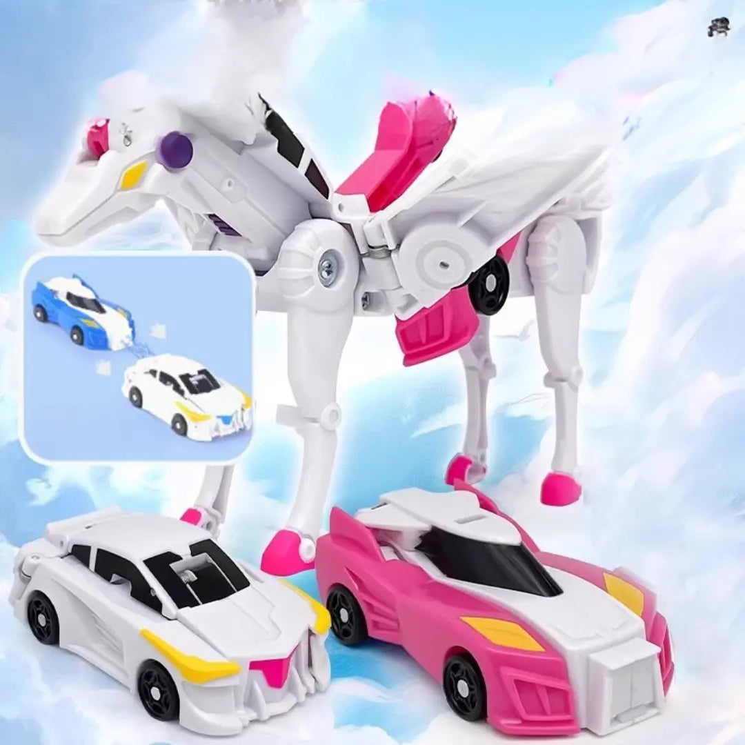 Magnetic Unicorn Transforming Cars My Store