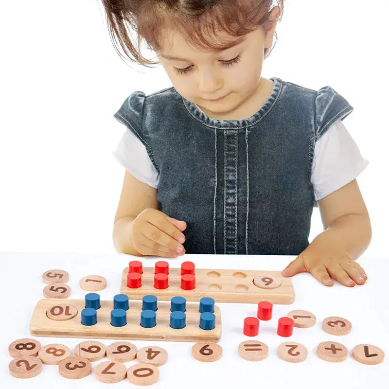 Learning Maths Made Easy - Wooden Game My Store