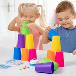 Montessori Cup Stacking Game My Store