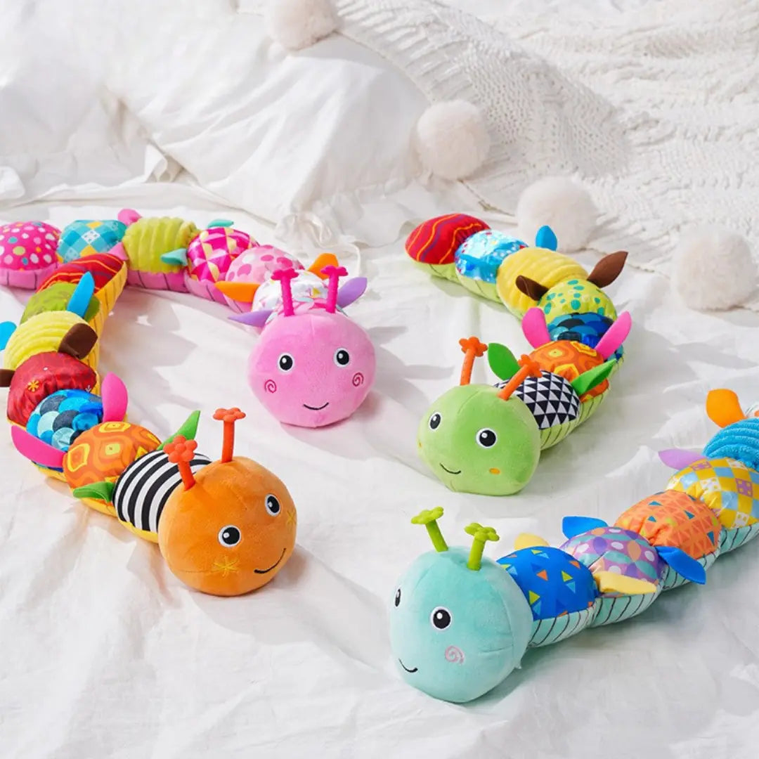 Sensory Plush Rattle and Music Caterpillar My Store