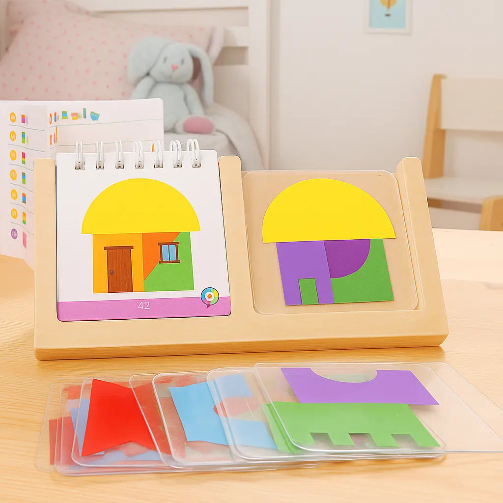 Geometric Colours and Shapes Puzzle Game - Promotes Logical Thinking! My Store