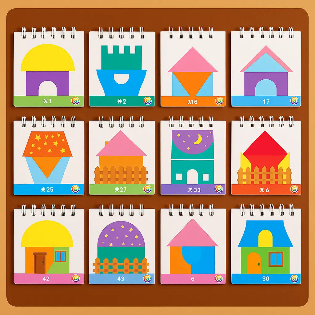 Geometric Colours and Shapes Puzzle Game - Promotes Logical Thinking! My Store