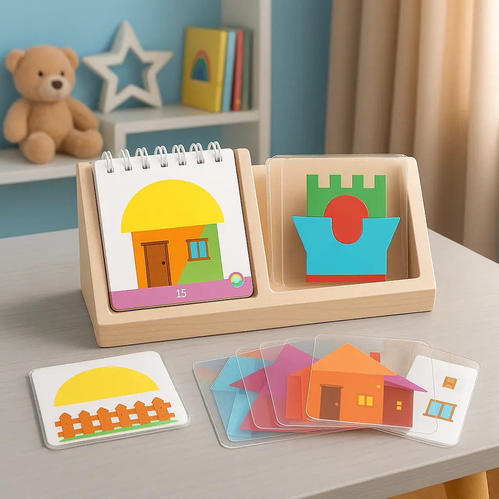 Geometric Colours and Shapes Puzzle Game - Promotes Logical Thinking! My Store