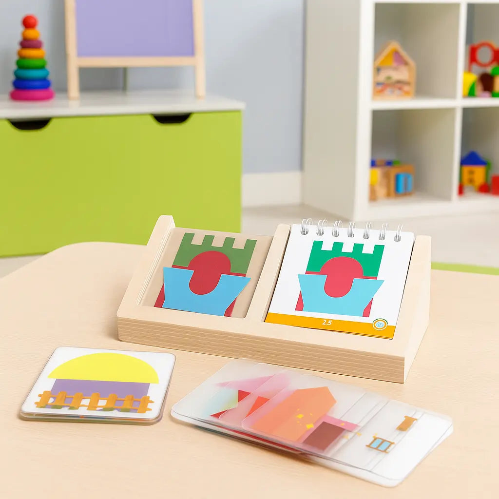Geometric Colours and Shapes Puzzle Game - Promotes Logical Thinking! My Store