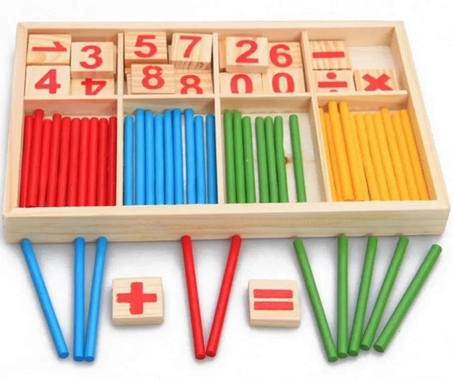 Montessori Math Sticks for Learning to Calculate My Store