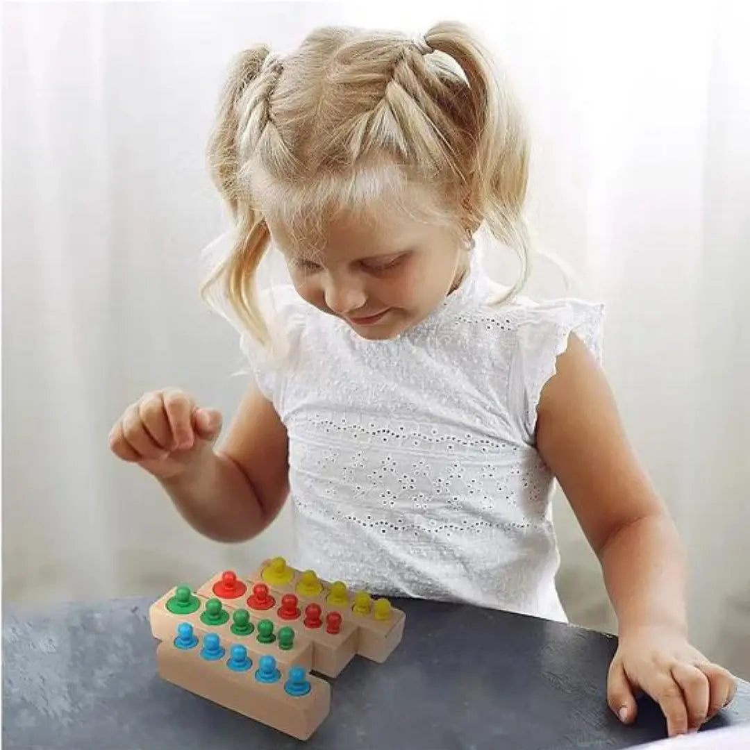 Montessori Colours and Numbers Learning Wooden Toy My Store