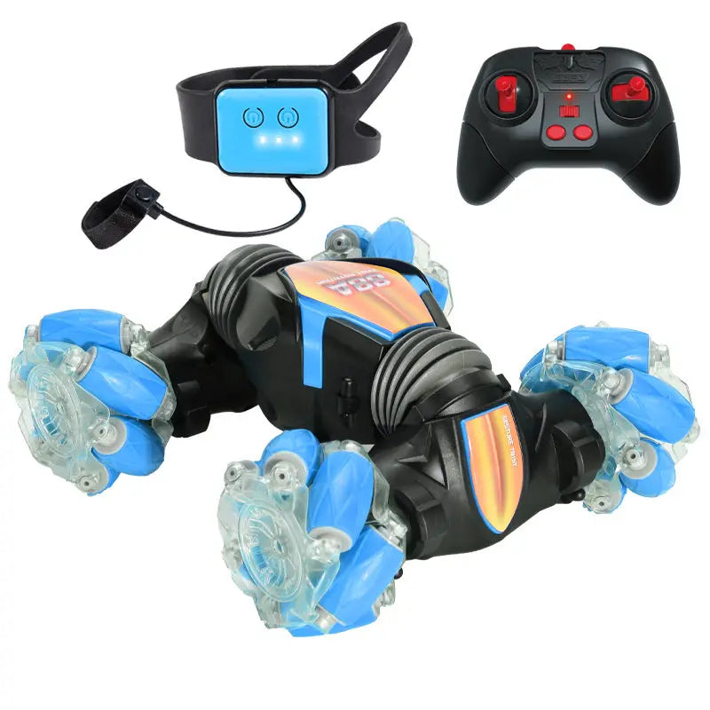 2in1 Hand-Controlled Stunt Car with Additional Remote Control My Store