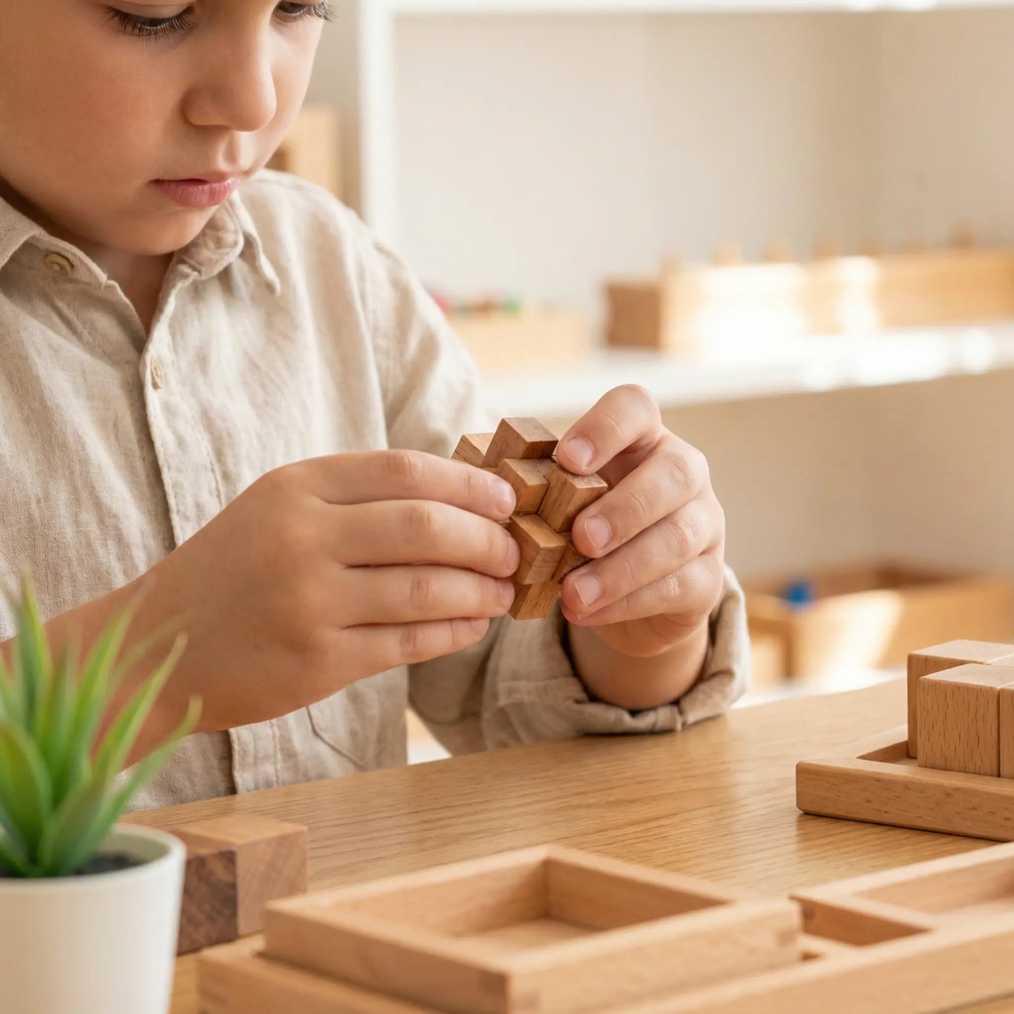 Montessori 3D Wooden Learning Game Puzzle My Store