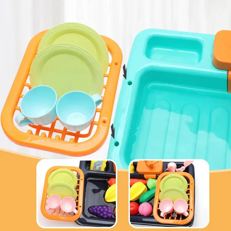 Dishwashing Sink Toy with Running Water My Store