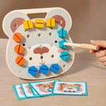 Montessori Colour Screws Bear Board for Little Craftsmen My Store