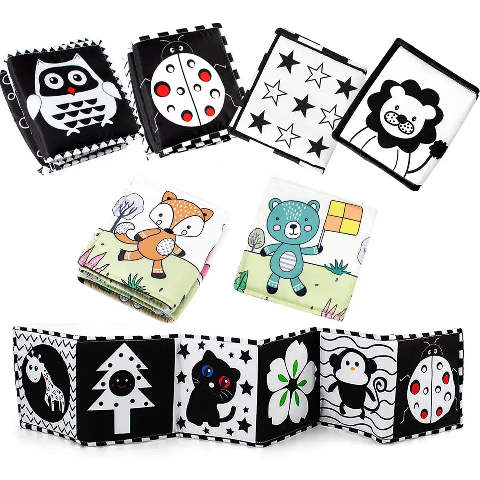 Contrast Book - Montessori Contrast Book for Newborns My Store