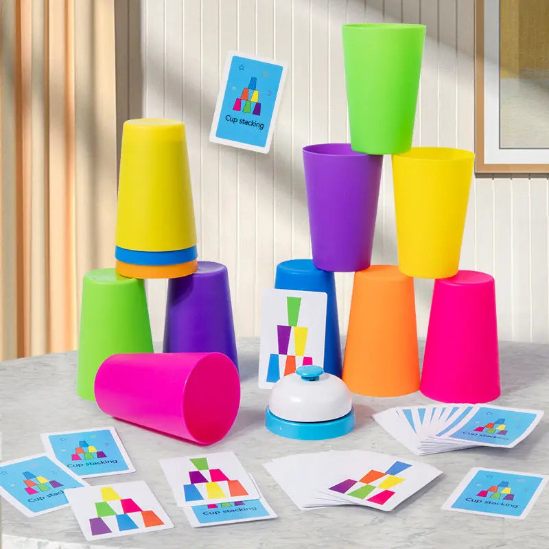 Montessori Cup Stacking Game My Store