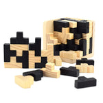Children's Tetris Game and Learning Cube Made of Wood My Store