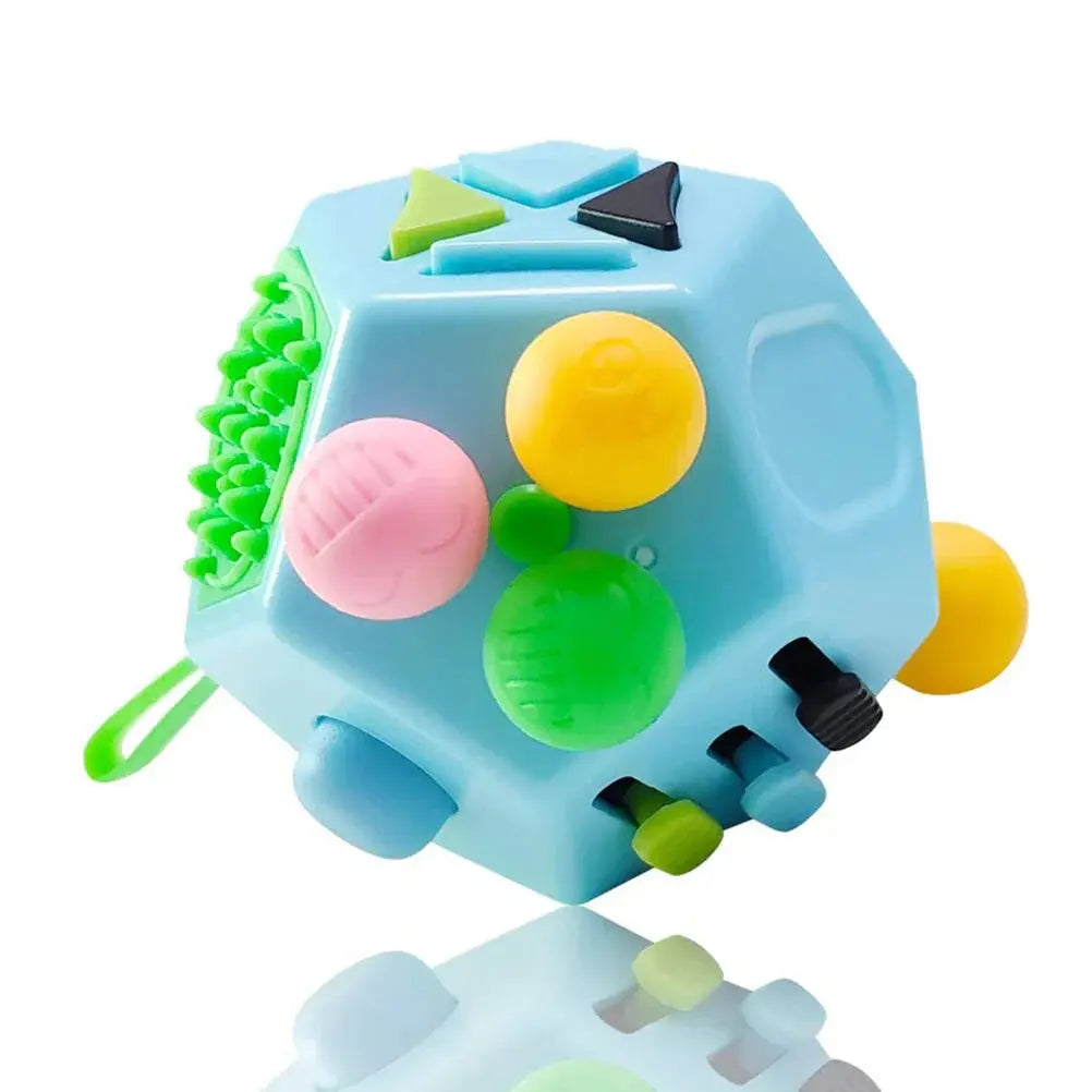 Stress Relief Cube – 12 Sides Full of Calm My Store