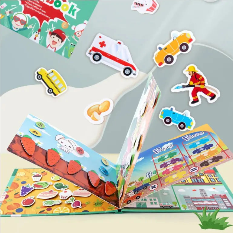 Activity Book for Play and Learning – Promotes Fine Motor Skills and Creativity My Store
