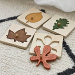 Montessori Leaf Puzzle made of Wood My Store