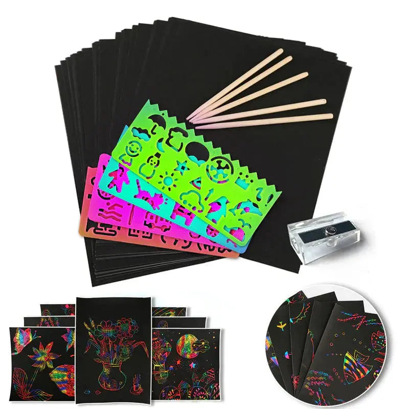 Scratch Art Rainbow Cards My Store