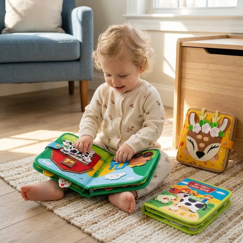 3-Piece Montessori Play & Story Learning Book Set My Store