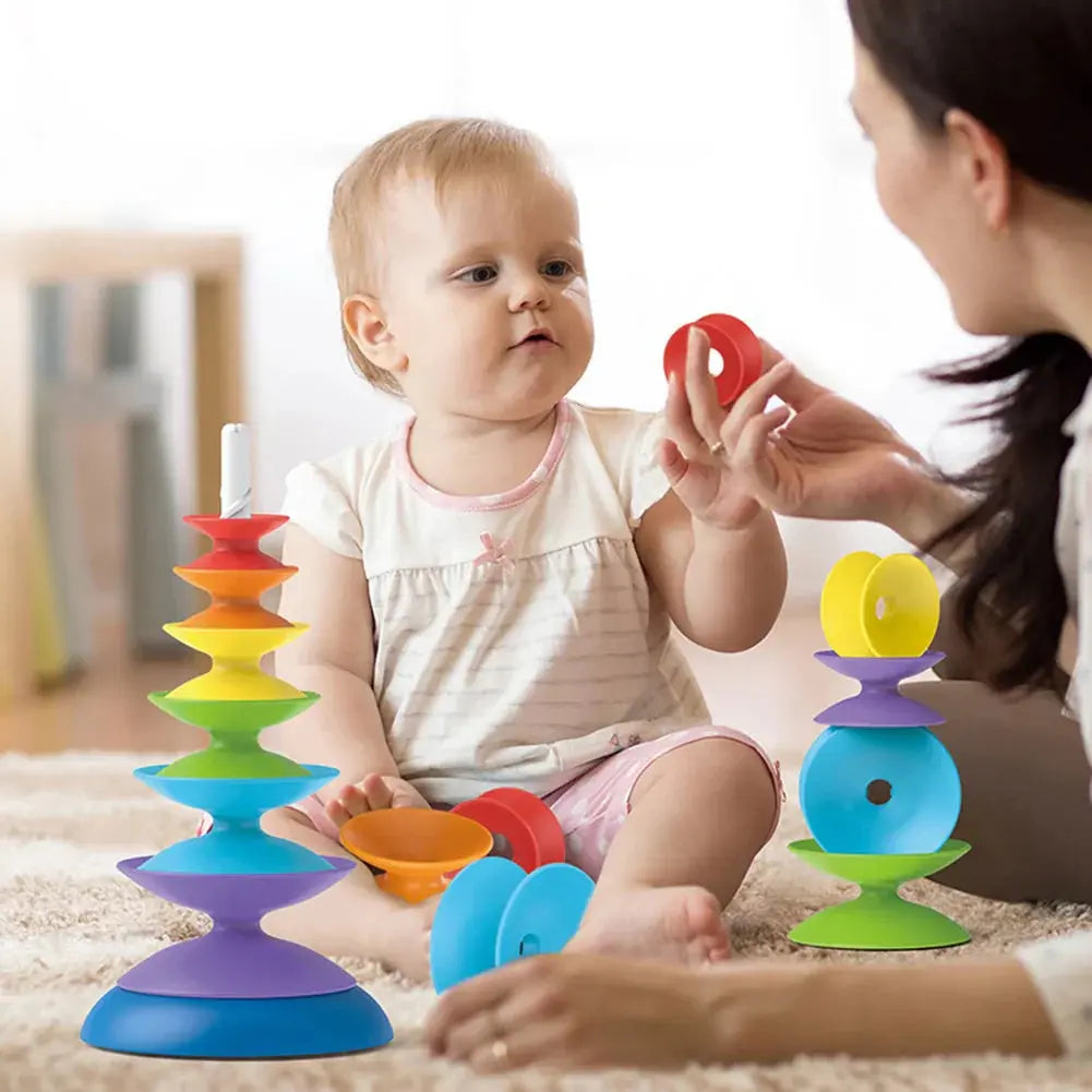 Rainbow Stacking Toy – Colourful Learning Fun My Store