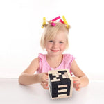 Children's Tetris Game and Learning Cube Made of Wood My Store