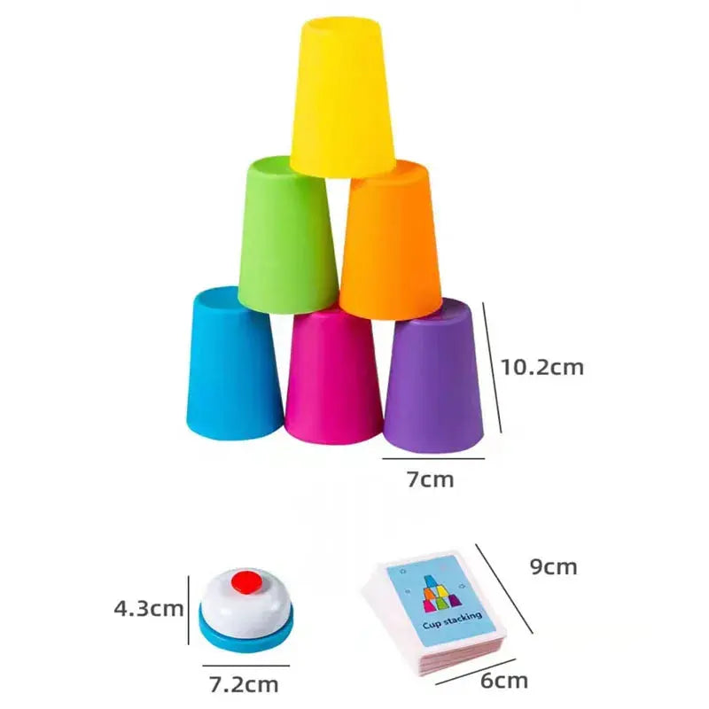 Montessori Cup Stacking Game My Store