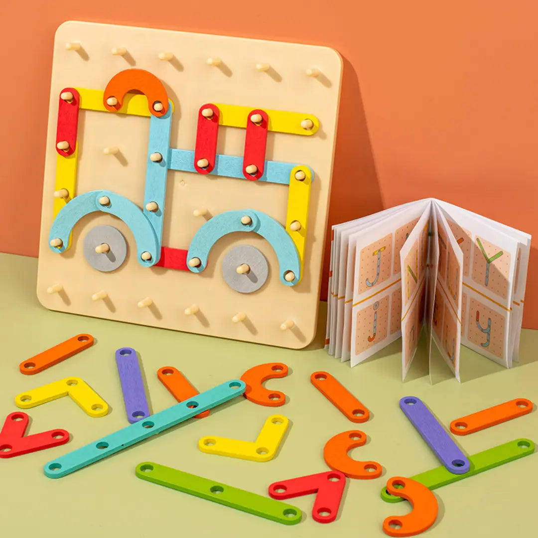 Creative Montessori Nail Puzzle Wooden Toy My Store